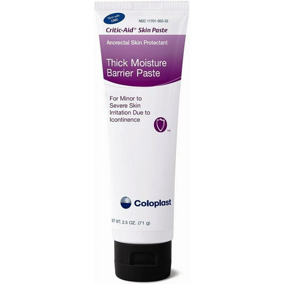 Critic-Aid Skin Paste Thick Moisture Barrier Paste, 2.5 ounce Tube, 12 Count