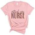 thumbnail image 1 of Critical Care Nurse Leopard Print Shirt Unisex Medium Pink, 1 of 5
