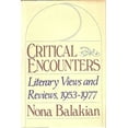 thumbnail image 1 of Pre-Owned Critical Encounters : Literary Views and Reviews 1953-1977 (Hardcover) 9780672523410, 1 of 1