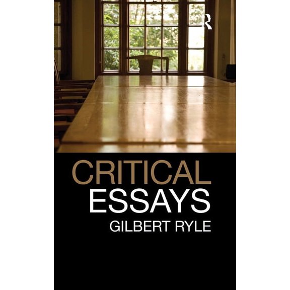 Critical Essays: Collected Papers Volume 1, (Hardcover)