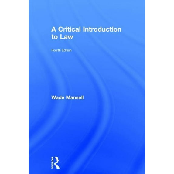 Critical Introduction to Law, (Hardcover)