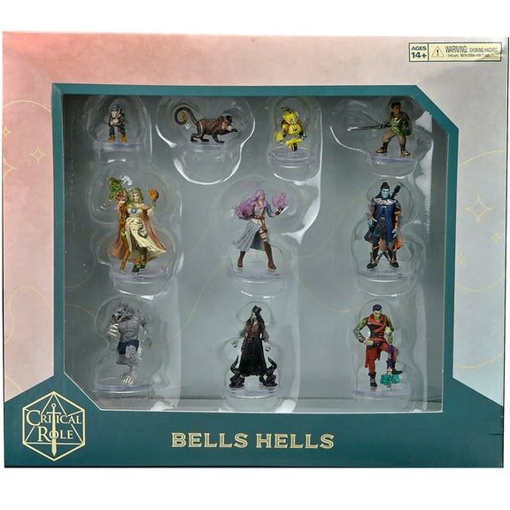 Critical Role: Bells Hells - 10 Piece Figure Set, Painted Miniatures, RPG