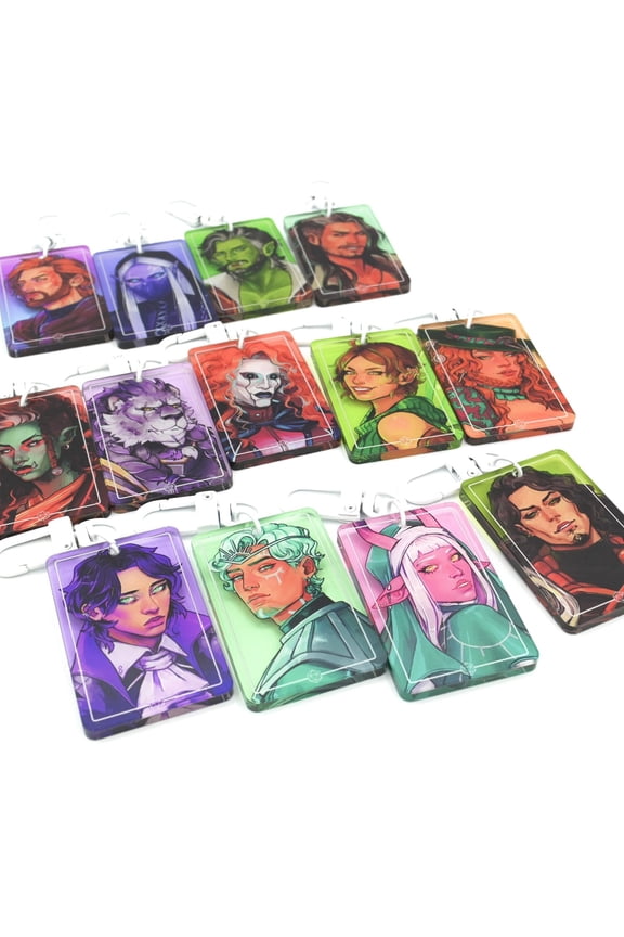 Critical Role Campaign 4 Portrait Keychains (1 keychain)