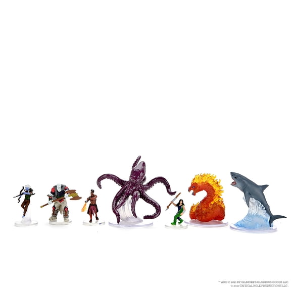 Critical Role: NPCs of Tal'Dorei - Set 1 - 7 Pre-painted Miniatures Set