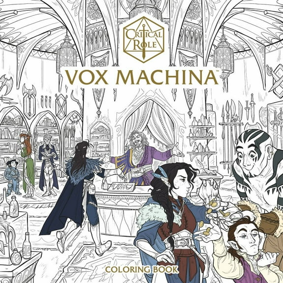 Critical Role: Vox Machina Coloring Book, Book 1, (Paperback)