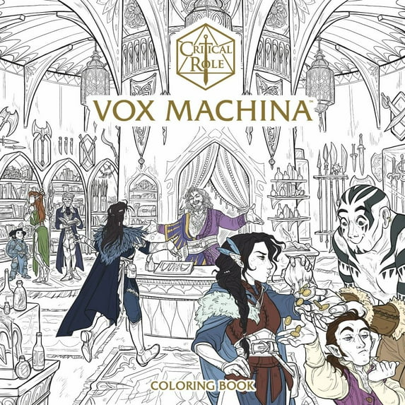 Critical Role: Vox Machina Coloring Book, Book 1, (Paperback)