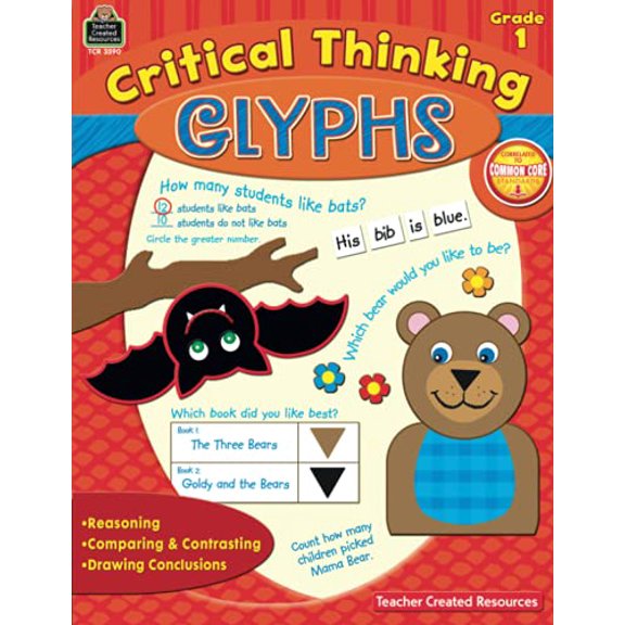 Pre-Owned Critical Thinking Glyphs Grade 1 (Paperback) by Pamela Greening