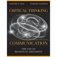 thumbnail image 1 of Pre-Owned Critical Thinking and Communication: The Use of Reason in Argument (Paperback) 0205672930 9780205672936, 1 of 1