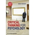 thumbnail image 1 of Pre-Owned Critical Thinking For Psychology: A Student Guide, 1 of 1