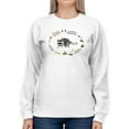 thumbnail image 1 of Critter And Foliage Iv Sweatshirt Women -Victoria Barnes Designs, Female Large, 1 of 4