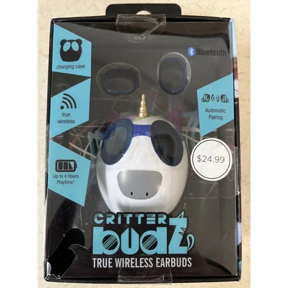 Critter Budz True Wireless Earbuds Packaging Slightly Damaged