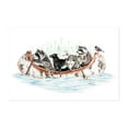 thumbnail image 1 of Critter Canoe - Painting Humor Forest Nature Boat Animal Bird Quote Unframed Wall Art Print 32 x 48 inches, 1 of 7