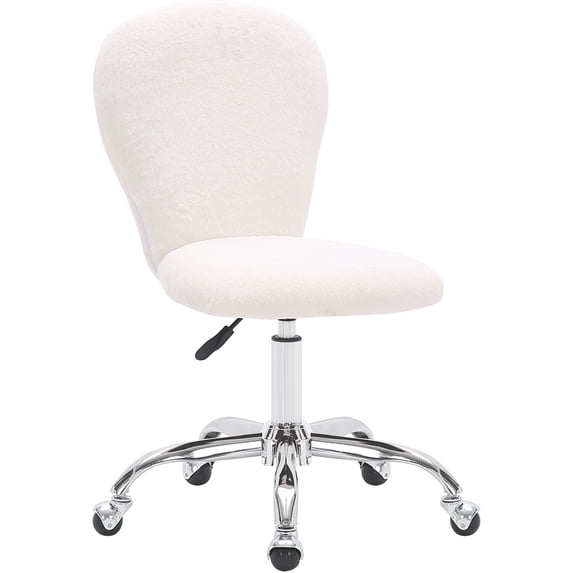 Critter Sitters Emmy 15.5 in Task Chair with Adjustable Height & Swivel, 220 lb. Capacity, White