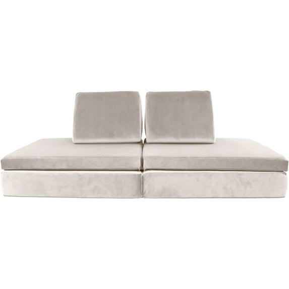 Critter Sitters Kids Lil Lounger | Play Couch | Modular Sofa | Fort Building, Open Ended Play | Sturdy Foam | Washable Covers | Durable | Flexible Seating for Playroom, Kids Room