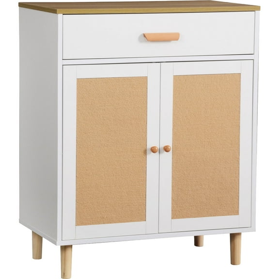 Critter Sitters Litter Box Enclosure Side Table in White