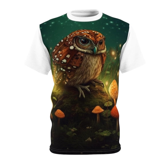 CritterRage T Shirt Green Owl Fantasy