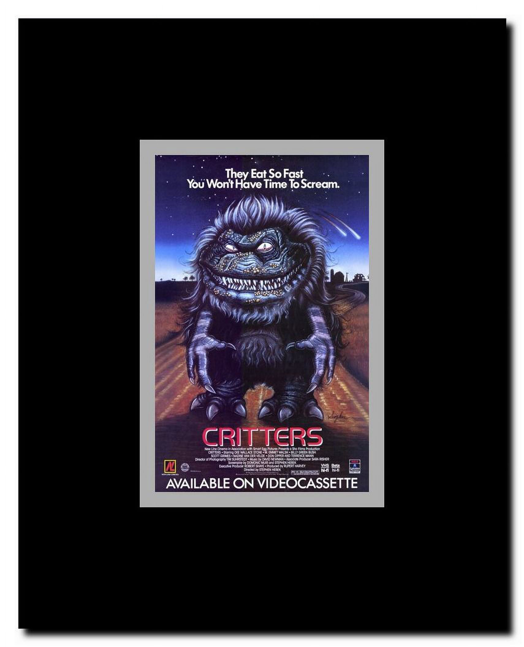 Critters Framed Movie Poster
