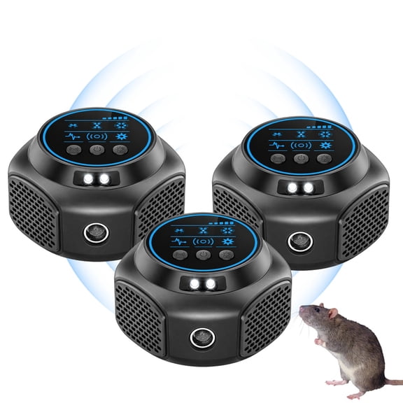 Crittex Mouse Repellent,Crittex Mouse Repellent Plug In,Ultrasonic Pest Repeller For Indoor Use, Quiet Socket-Powered Mouse Deterrent For Home, Kitchen, Garage, Basement And Storage Areas