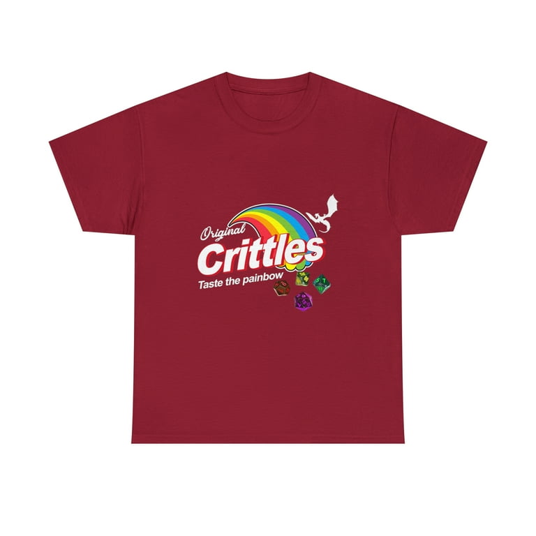 Crittles Taste The Painbow Funny DND DM D20 T-Shirt Crittles Taste The Painbow Funny DND DM D20 T-Shirt