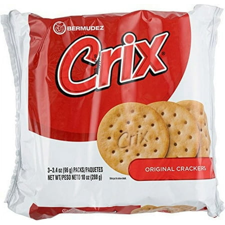 Crix Original Crackers 3 Individually Wrapped Rolls 10 oz