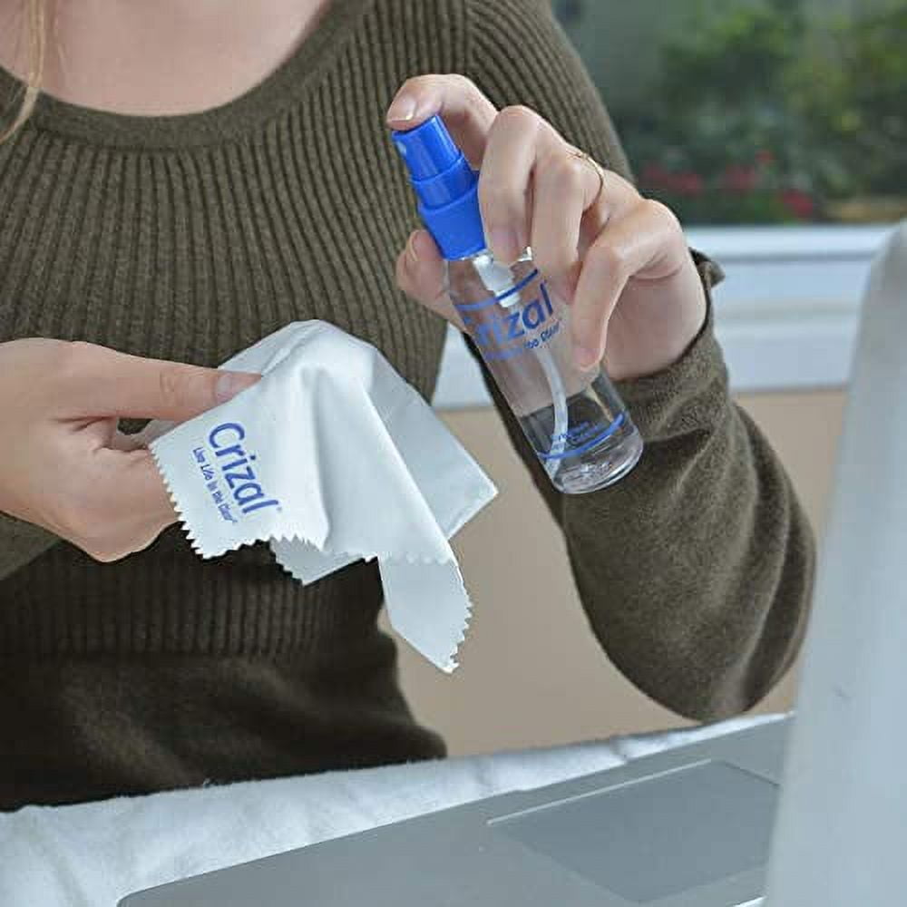 Crizal Eye Glasses Cleaning Spray Crizal Lens Cleaner (2 oz) Value Pack 1 Doctor