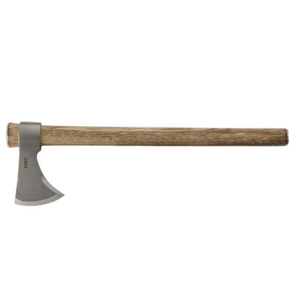 Crkt Woods Nobo T-Hawk With Hammer Finish 1055 Caerbon Steel Head And Tennesse Hickory Handle