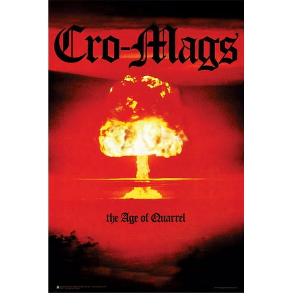 Cro-Mags Age of Quarrel Poster 24" x 36"