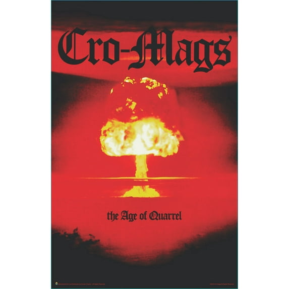 Cro-Mags The Age of Quarrel Music Mini Poster - Laminated 11.5" x 17.5"