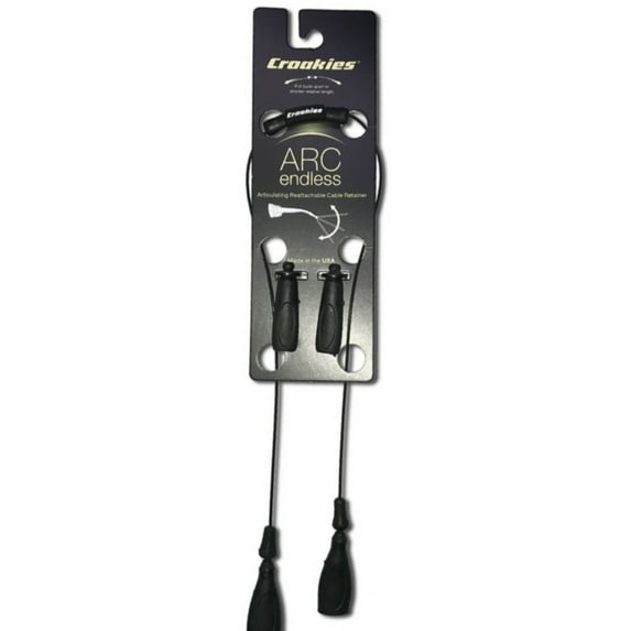 Croakies Arc Endless Eyewear Retainer, 14" XXL/XL - Black