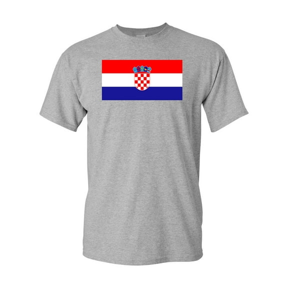 Croatia Country Flag Adult DT T-Shirt Tee