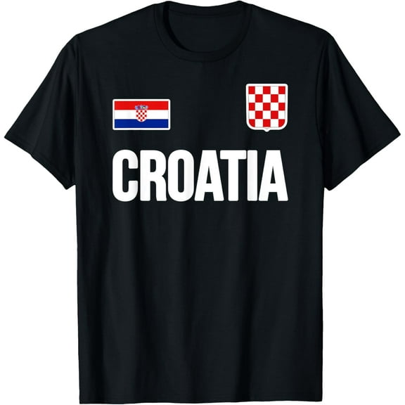 Croatia Croatian Flag Souvenir Love Gift Hrvatska T-Shirt