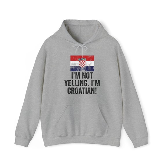 Croatia Croatian Pride Flag Hoodie, Gifts, Hooded Sweatshirt