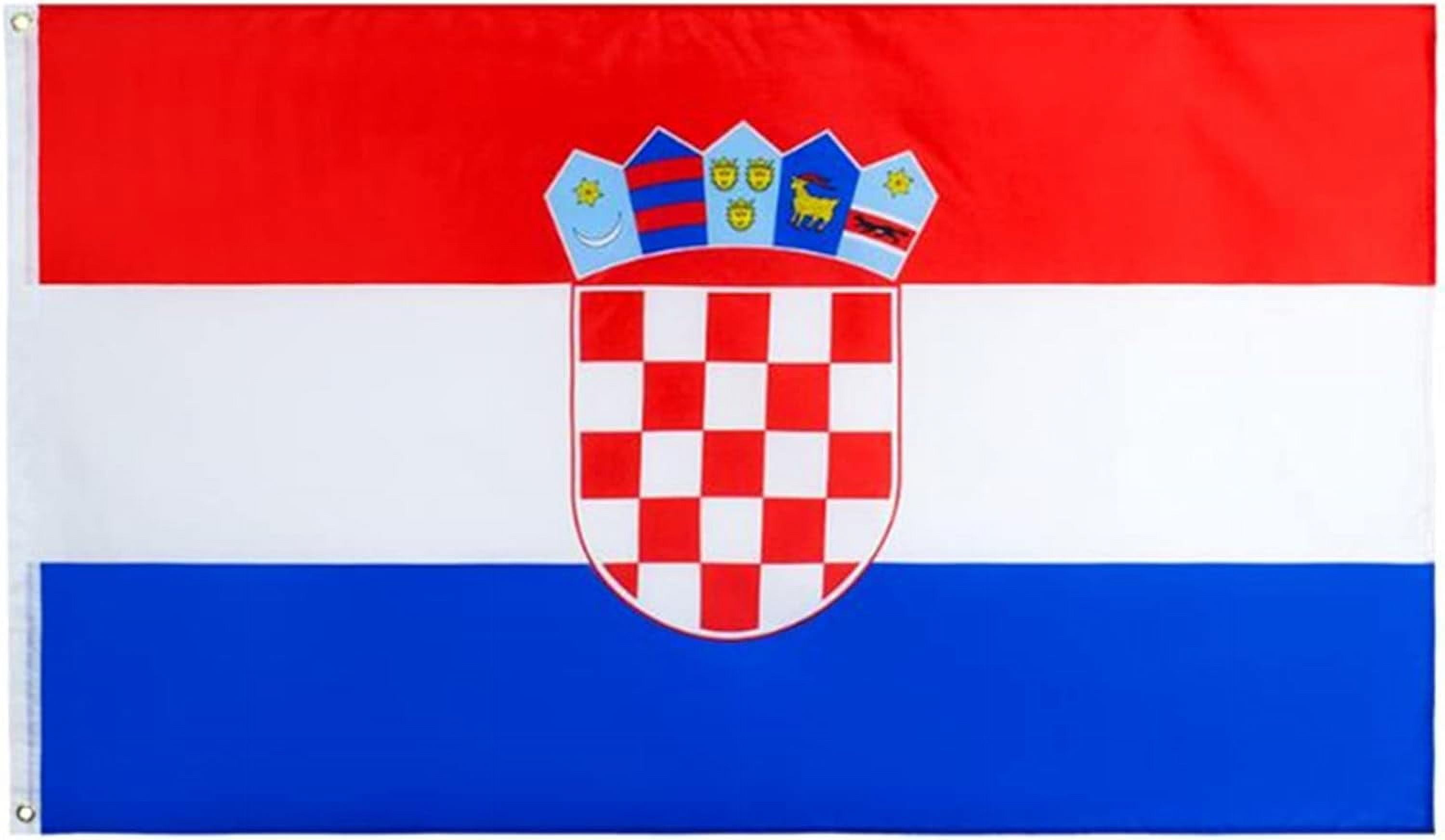 Croatia Flag 2X3 ft polyester 90g with ,and Double Stitched - Walmart.com