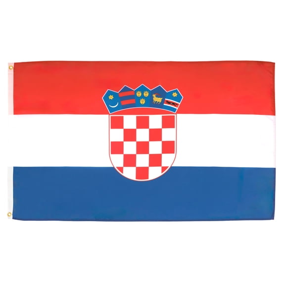AZ FLAG Croatia Flag 3x5 ft Croatian 100D Polyester 2 Grommets 150x90 cm