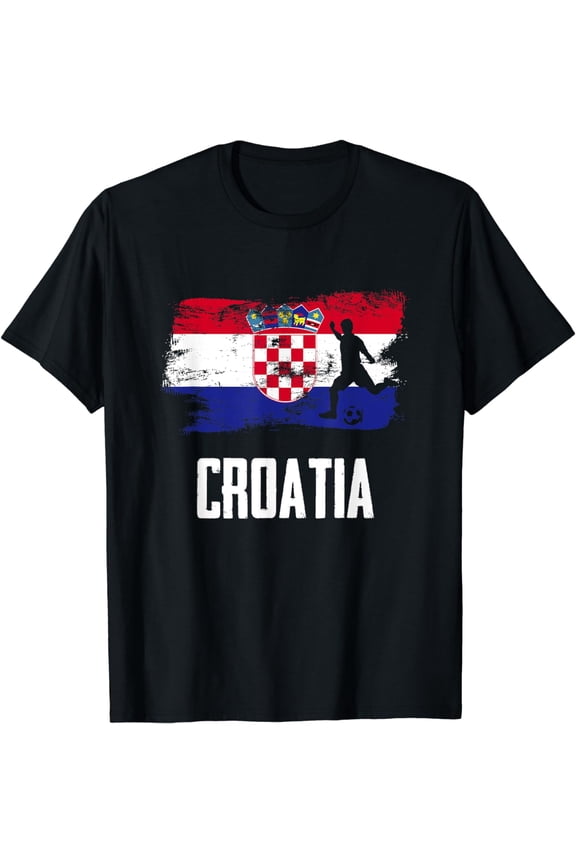 Croatia Flag Jersey Croatian Soccer Team, Croatian T-Shirt mens t hirt men,black,women,misfits,journey ,boys
