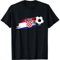 thumbnail image 1 of Croatia Flag Jersey Croatian Soccer Team, Croatian T-Shirt mens t hirt men，black，women，misfits，journey ，boys, 1 of 4