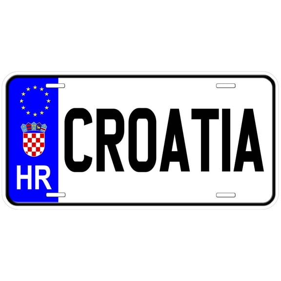 Croatia HR Novelty Car License Plate