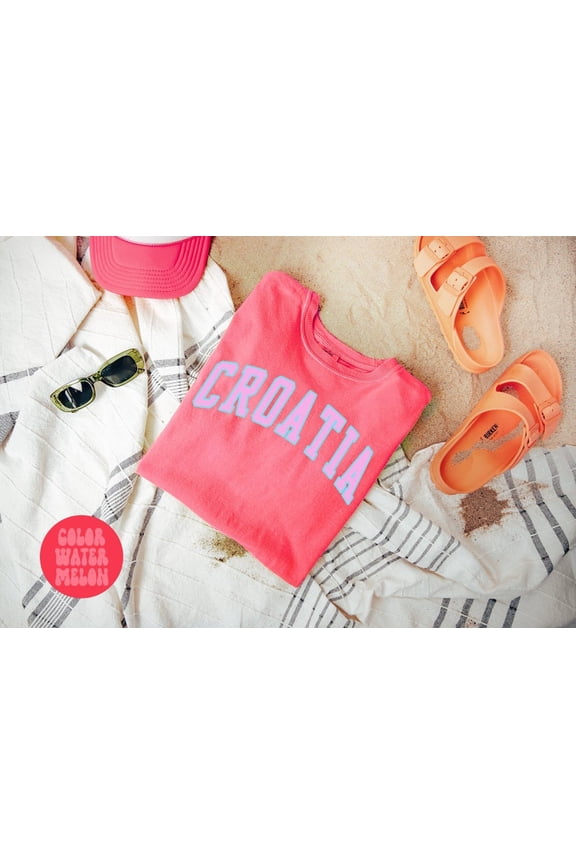 Croatia Trip Vacation Shirt, Girls Trip, Gifts for Her, Comfort Colors, Tshirt, Crewneck Tee, Women