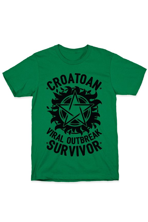 Croatoan Virus Outbreak Survivor Tee Shirt Sweatshirt Hoodie
