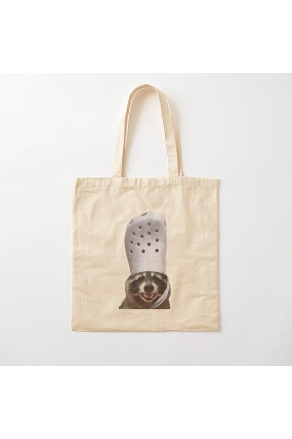 Croc Canvas Tote Bags, Reusable Shopping Bag