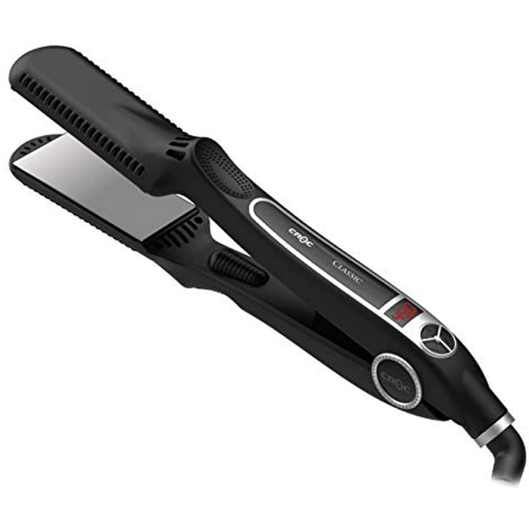 Titanium Plates Quality Flat Iron CROC Infrared Hair Straightener