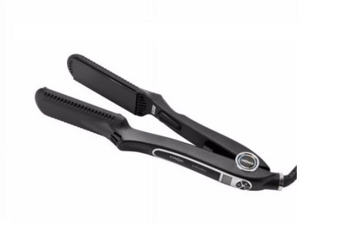 LED Black Titanium 1'' Flat Iron - CROC