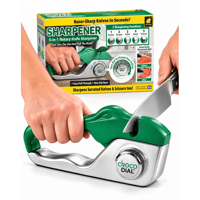 Croco Dial for Straight, Serrated Blades & Scissors Knife Sharpeners ...