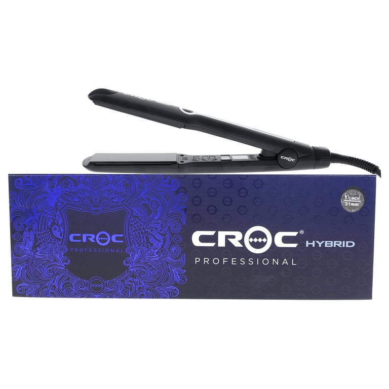 Croc Classic Black Titanium 1.5 Flat Iron - My Salon Express Barber and  Salon Supply