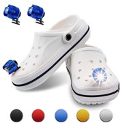 Croc Lights, JIFON LED Headlights for Waterproof Shoe with 3 Lighting Modes for Nighttime Activities, Walking, Jogging, Hiking, Campin, 2PCS