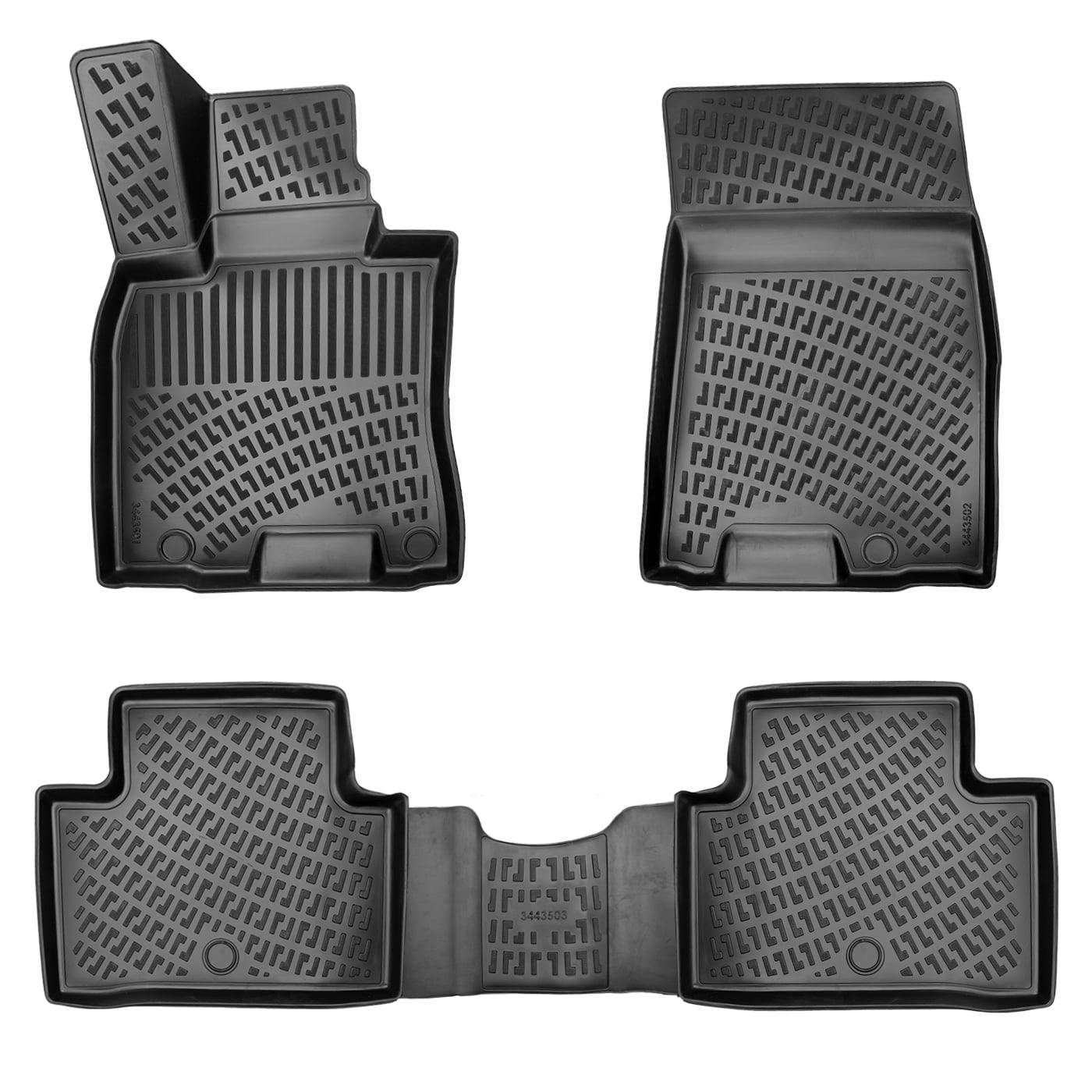 Croc Liner Floor Mats Front and Rear All Weather Custom Fit Floor Liner