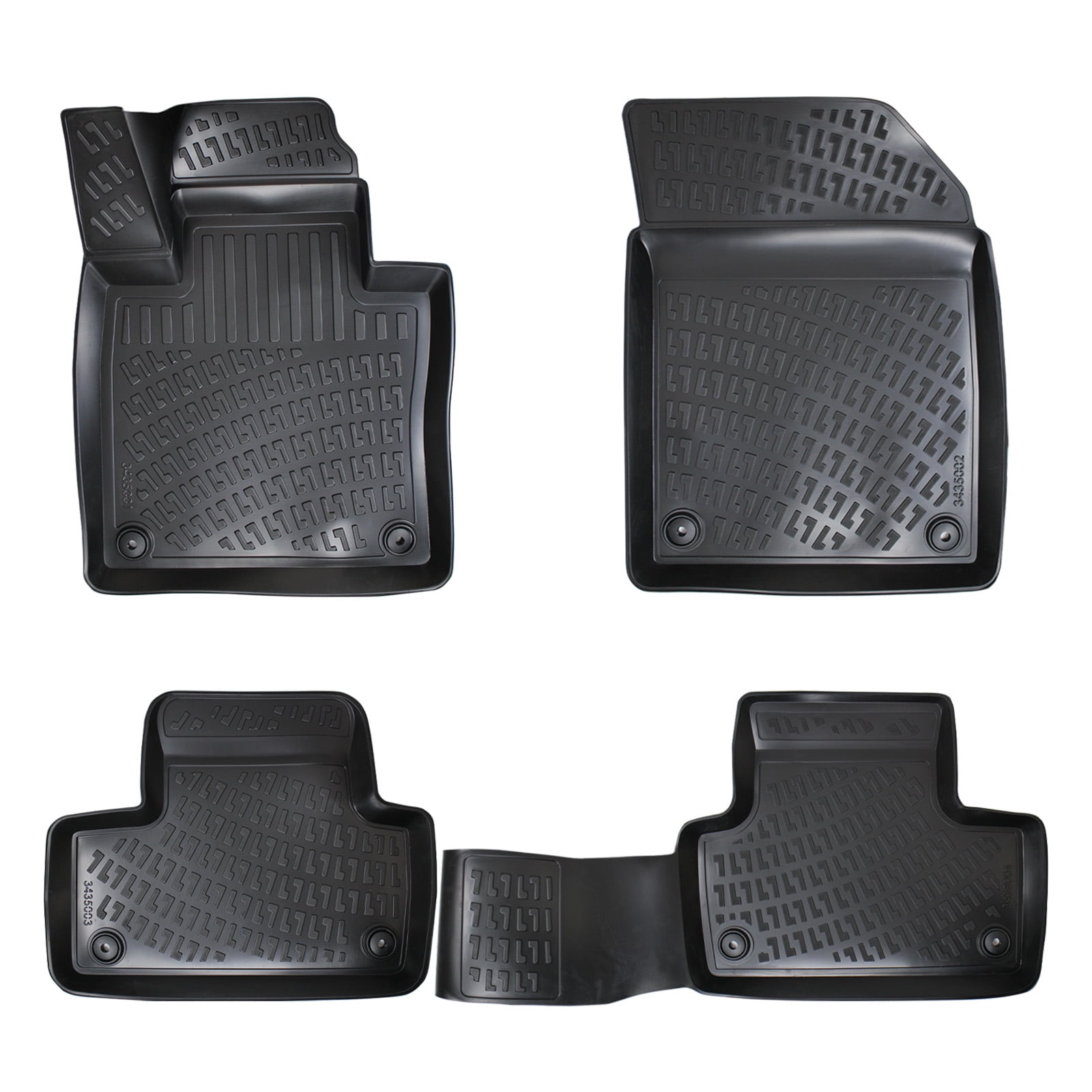 Croc Liner Floor Mats Front and Rear All Weather Custom Fit Floor Liner