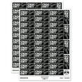 thumbnail image 1 of Croc Rock On Crocodile Teacher Student School Sticker Set - Black - Matte Finish - 1.5" Small, 1 of 7