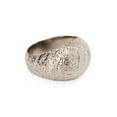 thumbnail image 1 of Bella by Thorne Croc Texture Dome Adult Ring, Silver- 7, (Unisex), 1 of 6