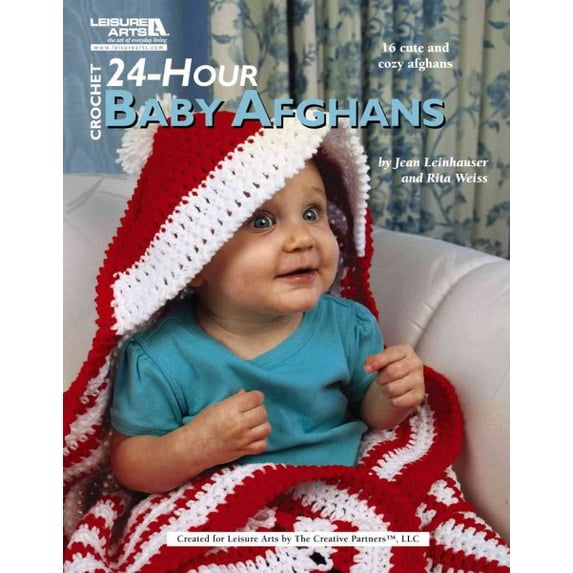 Crochet 24-Hour Baby Afghans (Leisure Arts #4883) (Paperback)